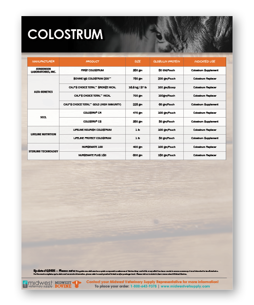 Colostrum Chart Thumbnail Image