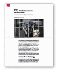 Using Data To Decrease Pet Relinquishment - Clinic Tool